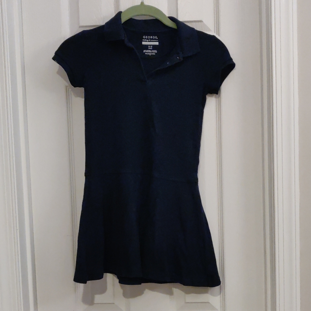 Girls Navy dress used as school uniform